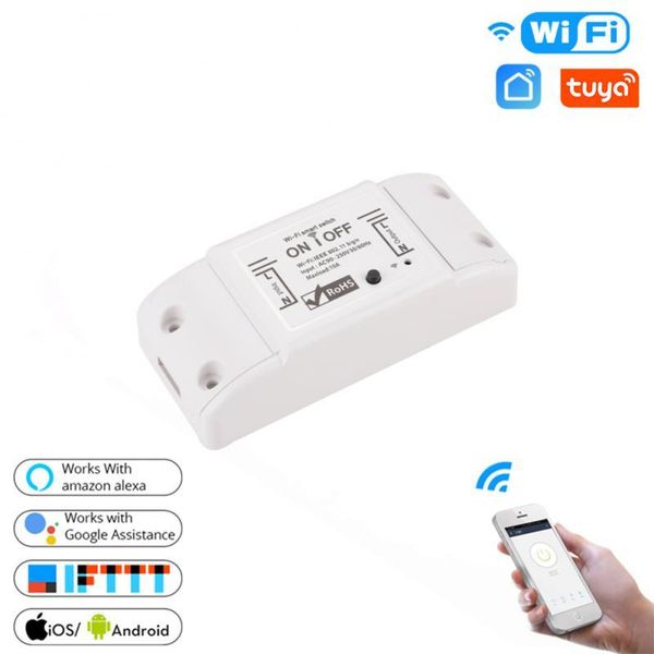 

smart home control diy bluetooth wi-fi light switch timer life app wireless remote works with alexa google