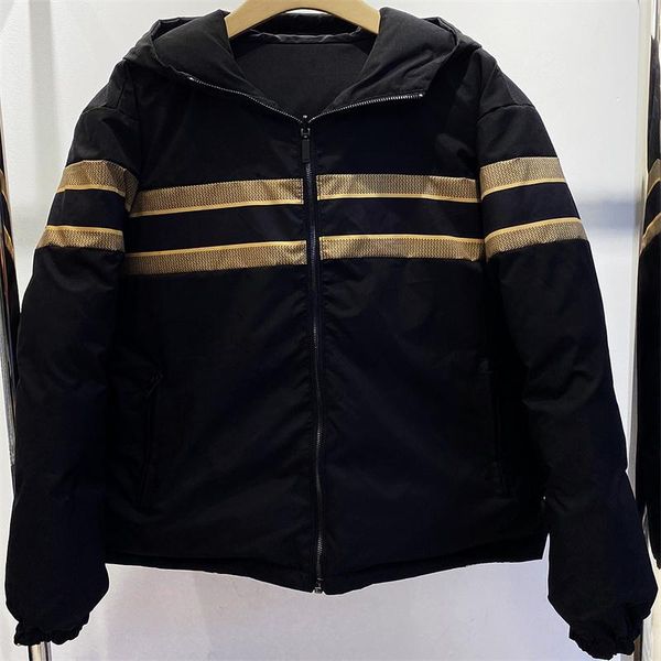 

men's down jacket designer cotton jacket jacket classic luxury men's snowy winter suit men's and women's same vest lette, Black