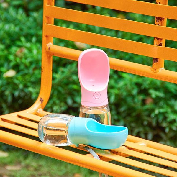 

portable leakage-proof pet dog water bottle bowl drinking for outdoor travel cup supplies accessories bowls & feeders