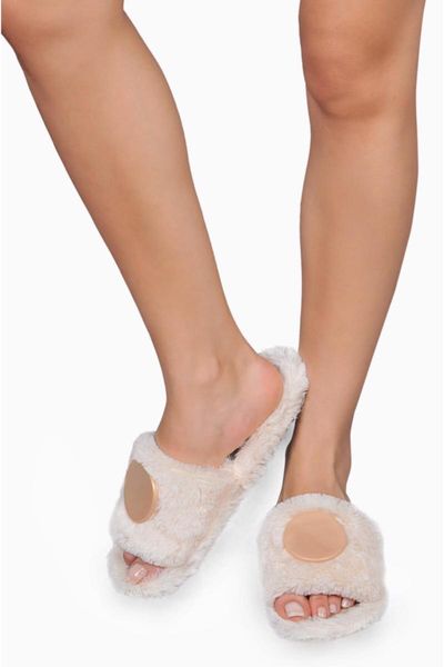 

slippers pofy women home, Black