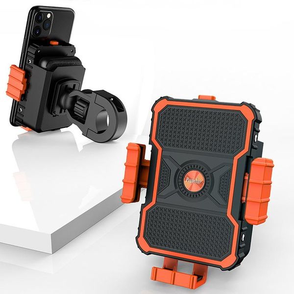 

cell phone mounts & holders universal motorcycle bike holder charge gps power bank bracket handlebar mount cradle riding stand