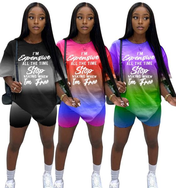 

women two piece pants designers tracksuits clothes short sleeve letter printed set plus size yoga outfits jogging suits, Gray