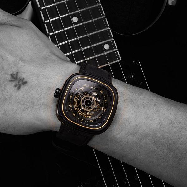 

2022 sell well watch men's watch new fashion styleb, Slivery;brown