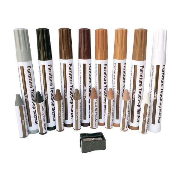 

professional hand tool sets absf furniture repair kit wood markers - and wax sticks with sharpener kit, for scratches, floors