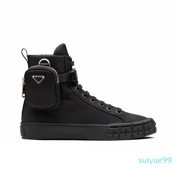 

designer often bought with compare with similar items wheel re-nylon luxurys designers shoes men women gabardine high-sneakers 7789, Black