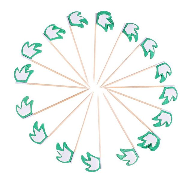 

decorative flowers & wreaths 50pcs coconut tree cake picks fruit ers cocktail decor