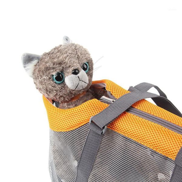 

cat carriers,crates & houses travel bags breathable pet carrier mesh foldable conveyor dog loadable transparent tote bag with zipper