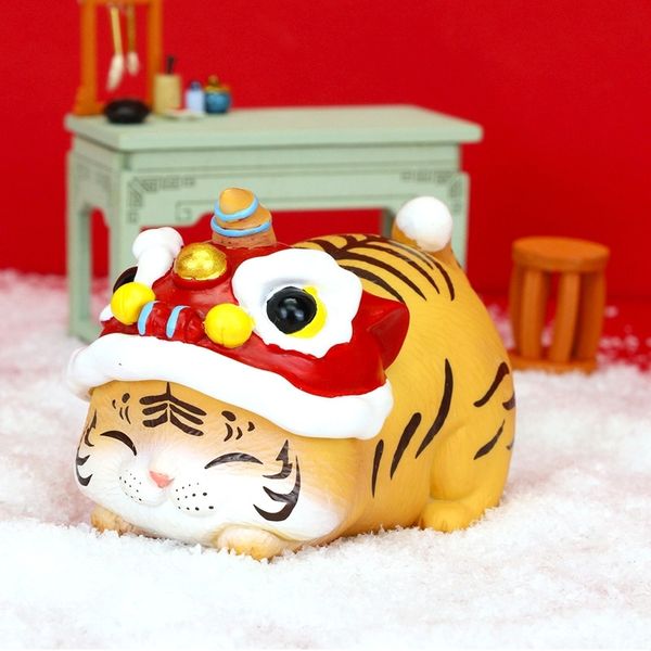 

tiger shengwei blind box decoration new year national style lucky tiger cartoon animal doll craft gift