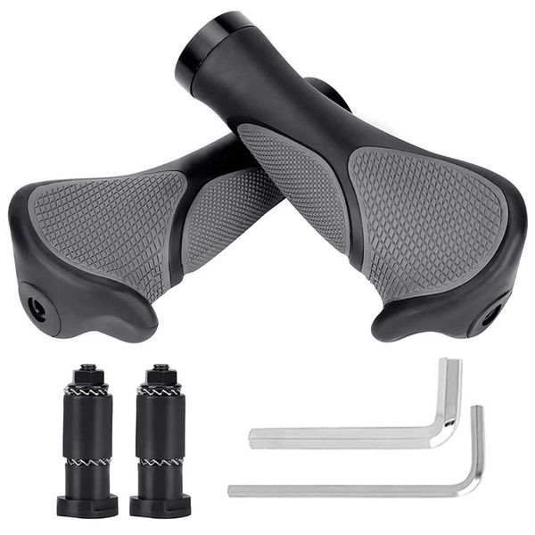 

bike handlebars &components a5kc bicycle handlebar grips, soft rubber grips mtb bmx road mountain end