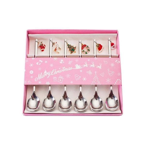 

spoons custom metal gold merry christmas spoon silver stainless steel coffee set