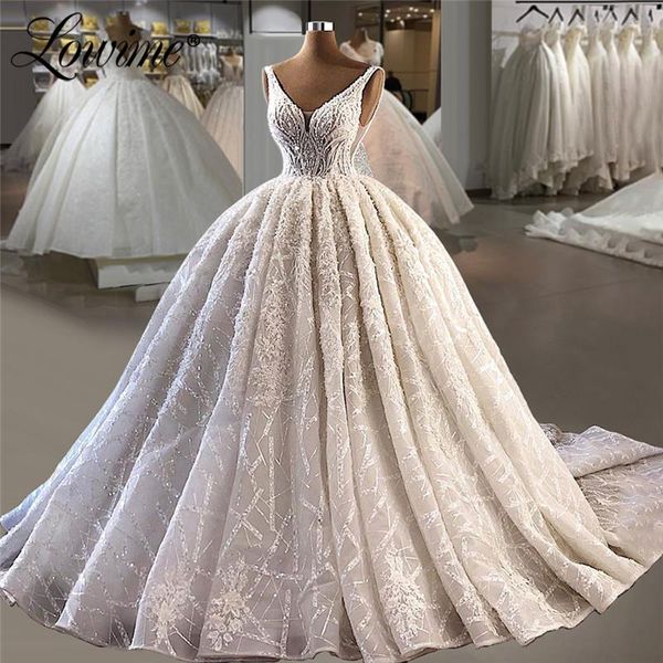 

other wedding dresses gorgeous beading a line dress 2021 v neck bridal gown custom made robe de mariee princess gowns bride, White