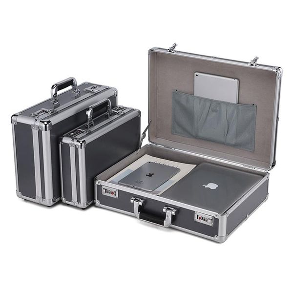 

tool organizers password lock storage case office a4 folder box large data sorting certificate aluminum alloy frame toolbox
