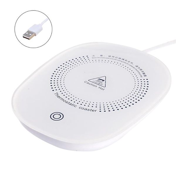 

cups & saucers 55 degree centigrade smart electric usb cup mug milk/coffee/drink warmer heater tray mat portable size