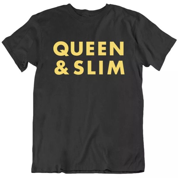 

queen & slim movie hip hop t shirt, White;black