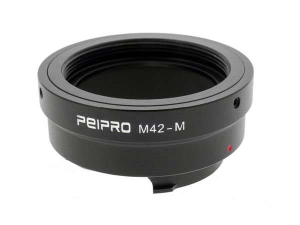 

lens adapters & mounts peipro m42-m auto focus adapter for m42 to leica m cameras