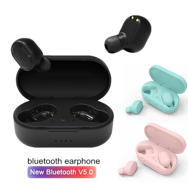 

tws wireless bluetooth 5.0 earphone sport earbuds headset with mic macron for xiaomi samsung huawei lg smartphone pk e6s i7s