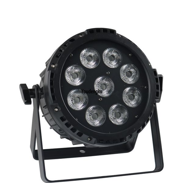 

12pcs rgbwauv outdoor led par light wireless battery par led remote 9x18w 6in1 waterproof wifi led par light with flightcase