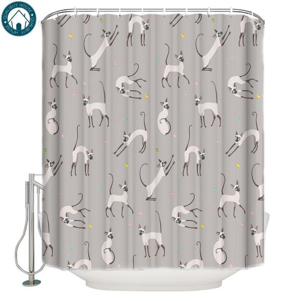 

shower curtains qualibuy house storeÂ cartoon cute cat bathroom accessories childre