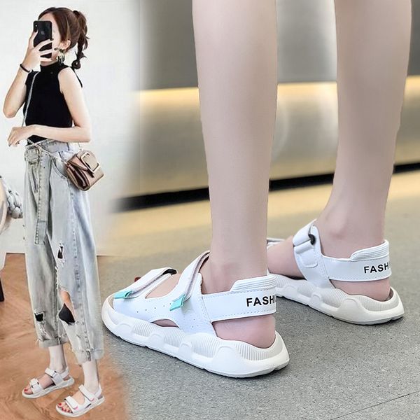 

summer sandals female fairy wind fashion lovely web celebrity soft bottom casual running flat shoes special offer, Black