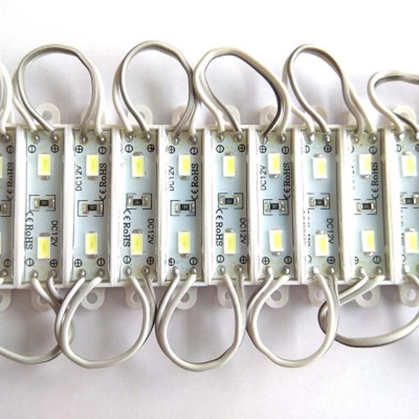 

20pcs/lot dc12v mini led lighting module 5730 smd waterproof ip66 backlight for advertising box modules