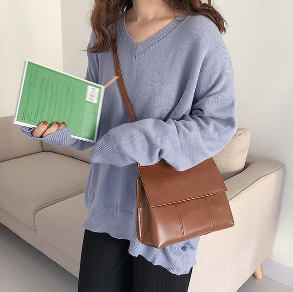 

shoulder bags 2022 fashion pu flap bag autumn and winter women's trendy casual messenger