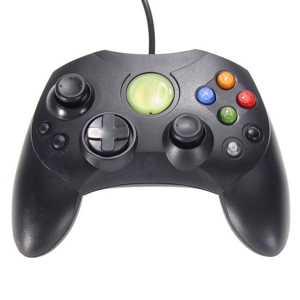 

game controllers & joysticks 30pcs classic wired joypad controller for microsoft original xbox black gamepad retro joystick controle