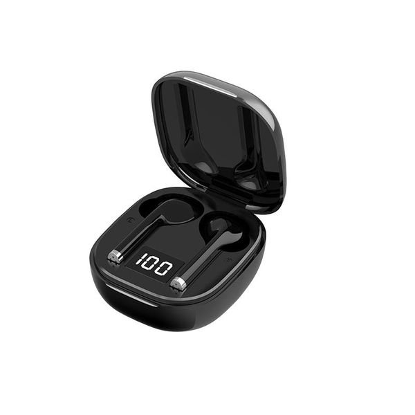 

noise cancel touch control earphones 5.0 wireless headphone 3d stereo sound earbuds led power display headsets cell phone