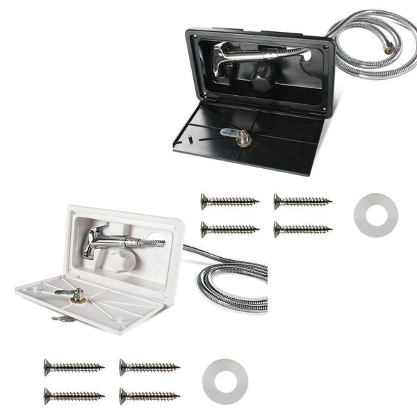 

parts rv shower box with lock-include faucet hose wand for boat