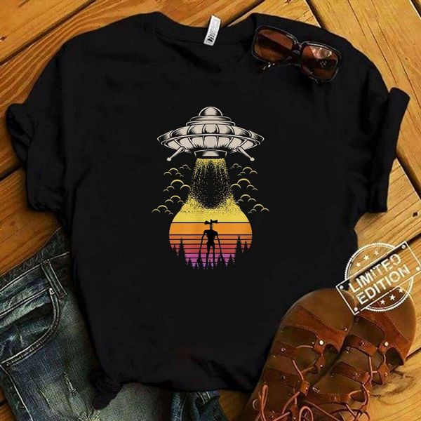 

siren head costume for boys alien spaceship creepy t-shirt, hooded, White;black