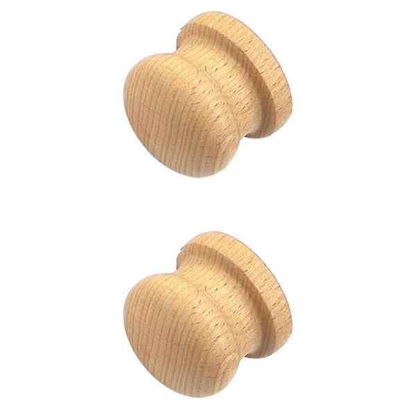 

other home decor 2pcs curtain rod cap wood roman end (wood color)