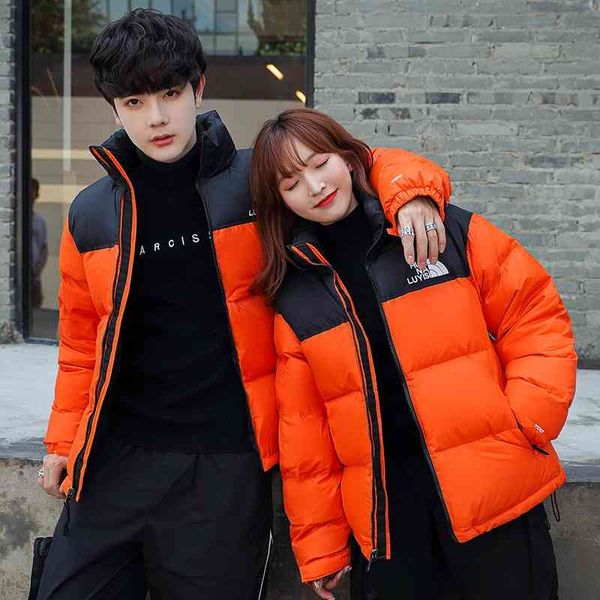 

down jacket men's medium and long style 2021 new fashion br autumn winter coat korean hsome clothes, Black