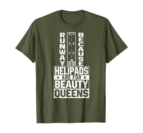 

runway because helipads are for beauty queens gift tee t-shirt, White;black