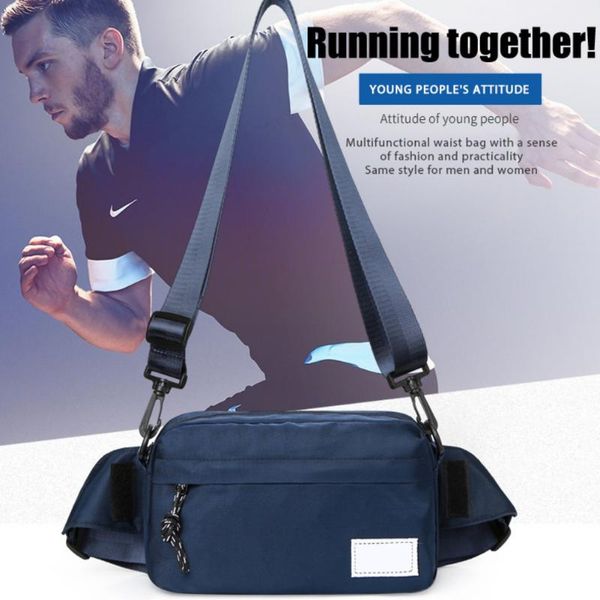 

outdoor bags arrivals men's simple leisure modern small satchel waist bag trend messenger hiking front storage camping