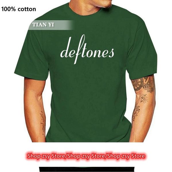 

men's t-shirts deftones print t-shirt fashion graphic, White;black