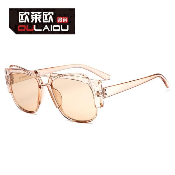 

sunglasses ljlgly retro men's 2021 brand designer round punk eyewear gothic style products women uv400, White;black