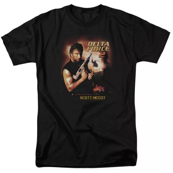 

Delta Force Delta Force 2 Poster T-Shirt Sizes S-3X NEW, White;black