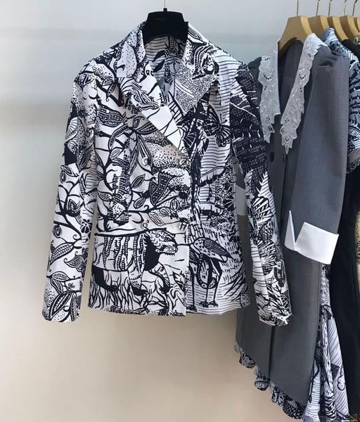

women's jackets wk08628 fashion women coats & 2021 runway luxury european design party style clothing, Black;brown
