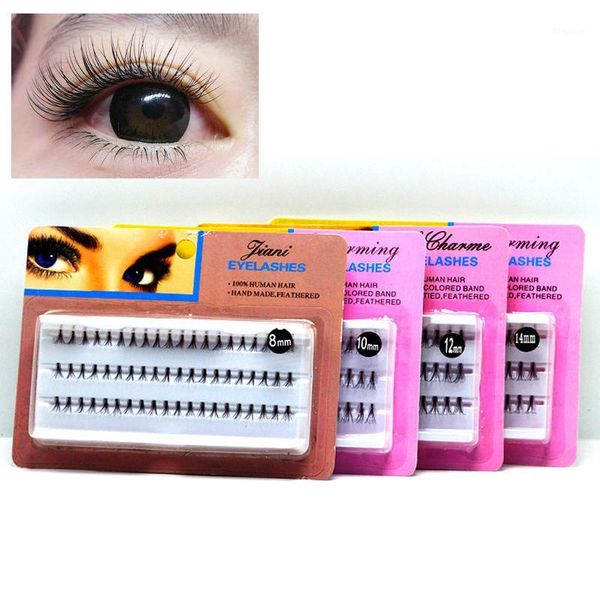 

8/10/12/14mm implanted grafted eyelashes natural false beauty dense tool make-up m6i41