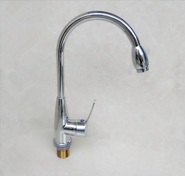 

kitchen faucets chrome plated /cold mixer water tap basin bathroom wash faucet