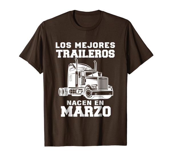 

Los mejores traileros nacen en Marzo Gift Truck Driver Shirt, Mainly pictures