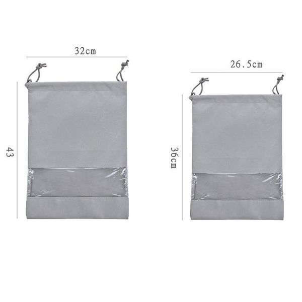 

storage bags 10 pieces shoes bag travel pouch drawstring dust non-woven portable