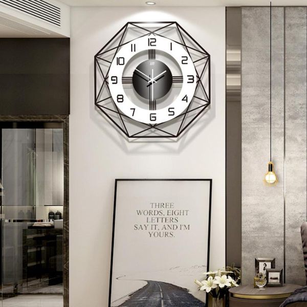 

creativity wooden wall clock black minimalist personality nordic modern design orologio parete decoration dk50wc clocks