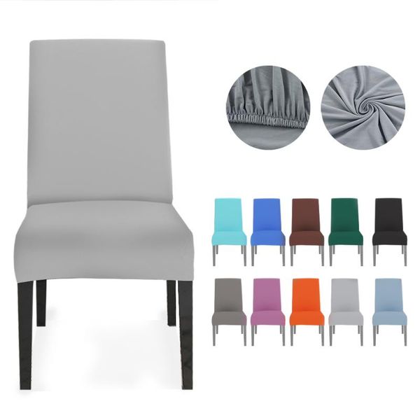 

chair covers stretch elastic spandex slipcover removable cover for banquet el dinner anti-dirty kitchen seat