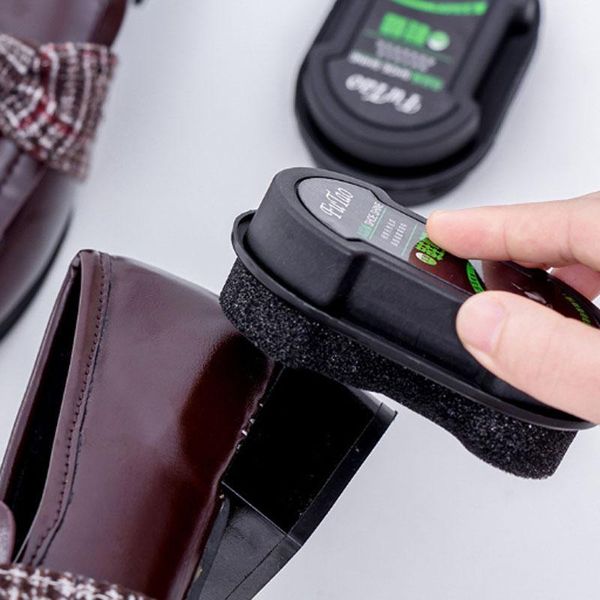

clothing & wardrobe storage multi-function sponge colorless shoes wax cleaning brush leather maintenance care shine polish artifacts cleaner