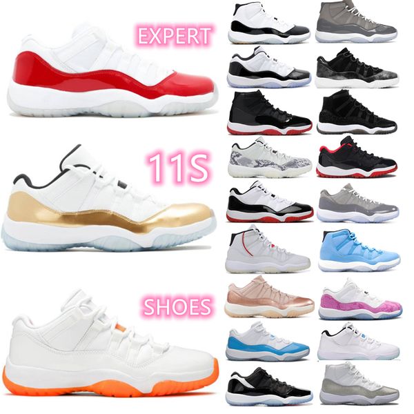 

2022 fashion 11 11s men basketball shoes sneakers hand crafted high prototype bordeaux dark mocha gore tex light bone jubilee bred patent lo