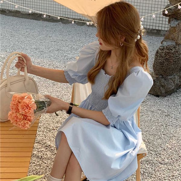

women's t-shirt dress french for women in spring and autumn based kcyl, White