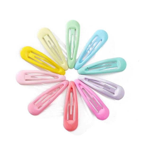 

hair accessories 10pcs candy color hairpin bangs simple cute colorful epoxy children girl bb clip women