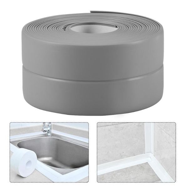 

wallpapers diy caulk strip self adhesive repair mildew tape wall edge corner bathtub kitchen sealing for washroom ceramic sticker
