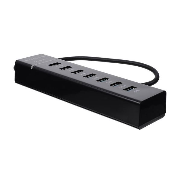

hubs 1pc practical usb hub 3.0 multifunction expansion transfer adapter (black)