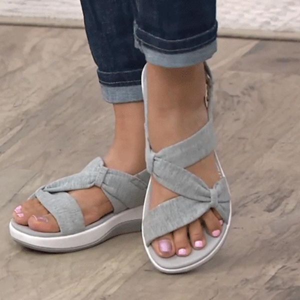 

sandals ladies platform shoes outdoor open toe fashion casual wedges breathable comfy summer women beach footwear, Black